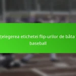 Înțelegerea etichetei flip-urilor de bâta în baseball