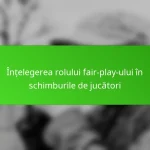 Înțelegerea rolului fair-play-ului în schimburile de jucători