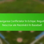 Navigarea Conflictelor în Echipe: Regulile Nescrise ale Rezolvării în Baseball